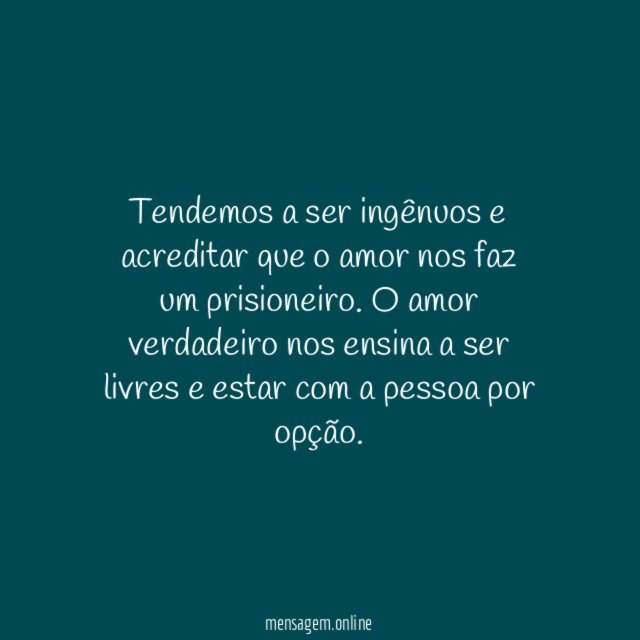 Minha escolha é você