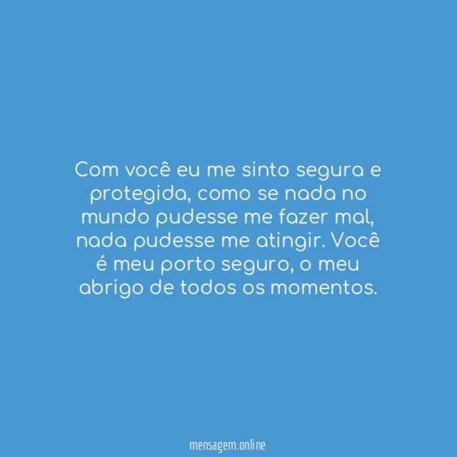 Meu porto seguro