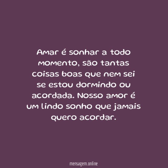 Um sonho de amor