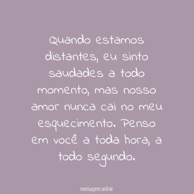 Pensando em você