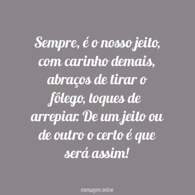 Com muito amor