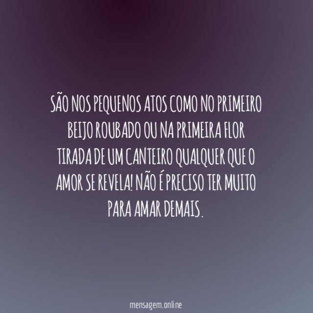 Amar demais