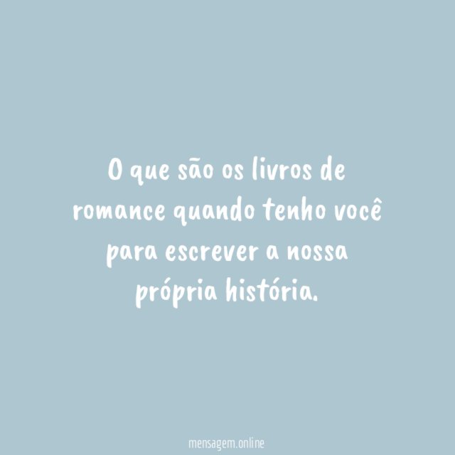 Nossa história