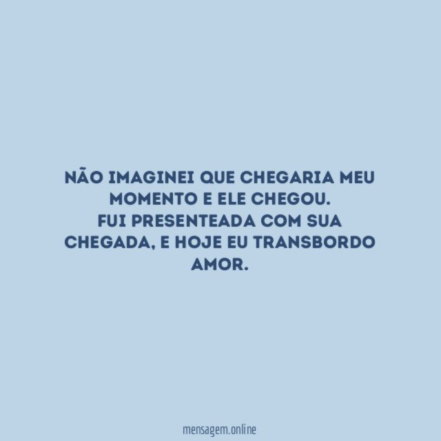 Eu te encontrei e te amei