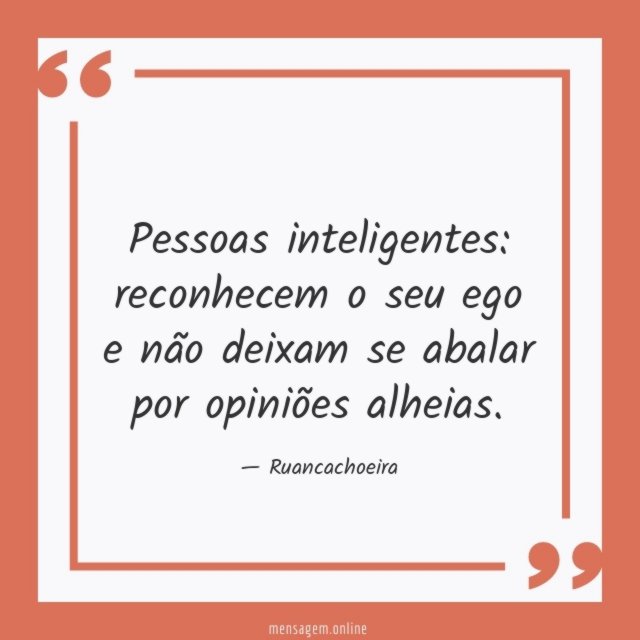 Pessoas inteligentes