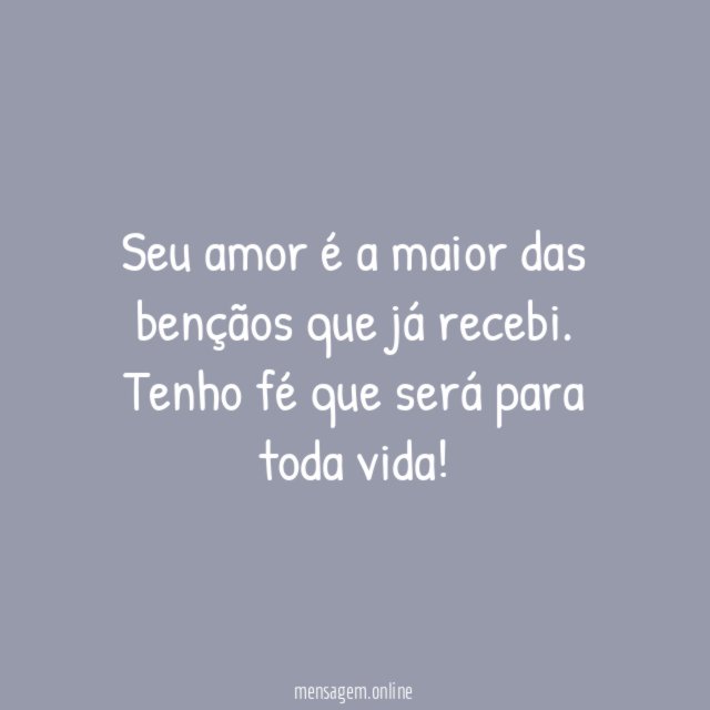 Benção maior