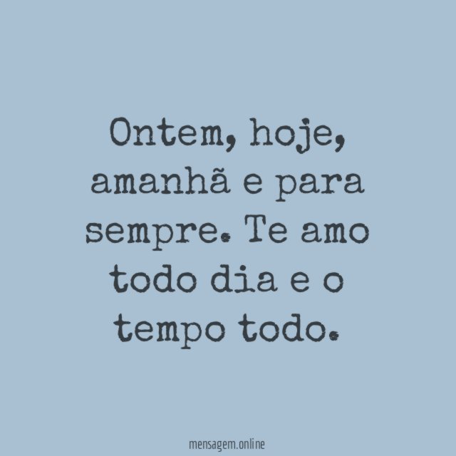Por todo o tempo