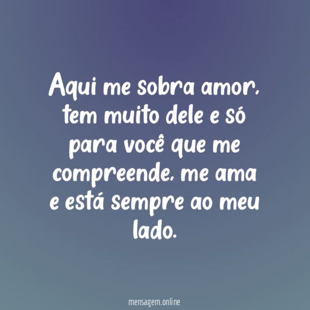 Tem muito amor