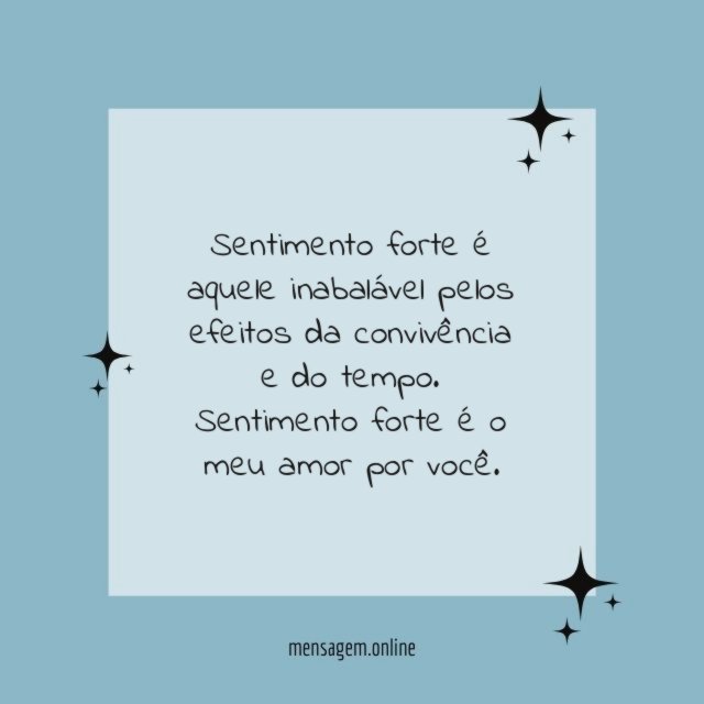 Sentimento forte