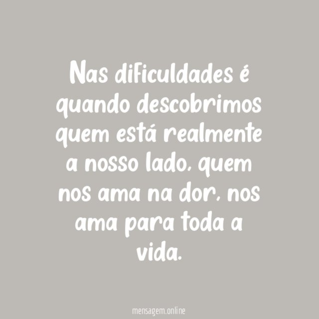 Nos piores momentos, a verdade aparece