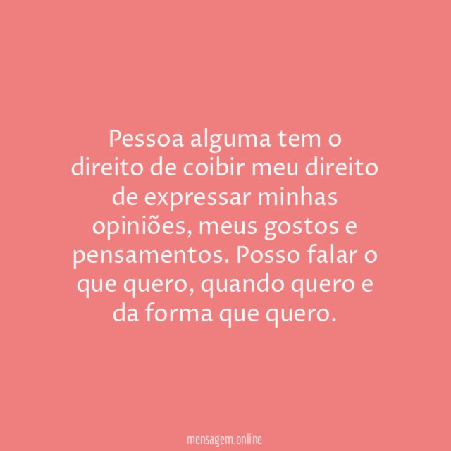 Posso falar