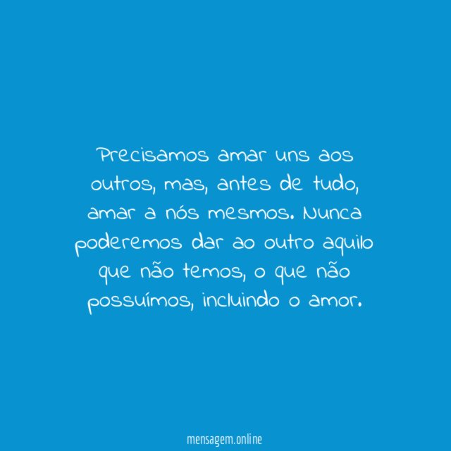 Dê somente o que possuir