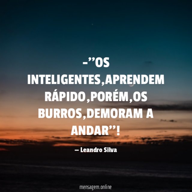 'OS INTELIGENTES