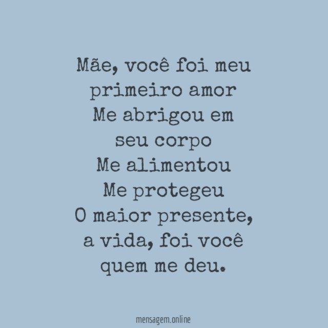 Amor de mãe