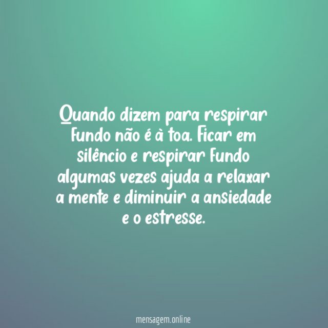 Respirar fundo