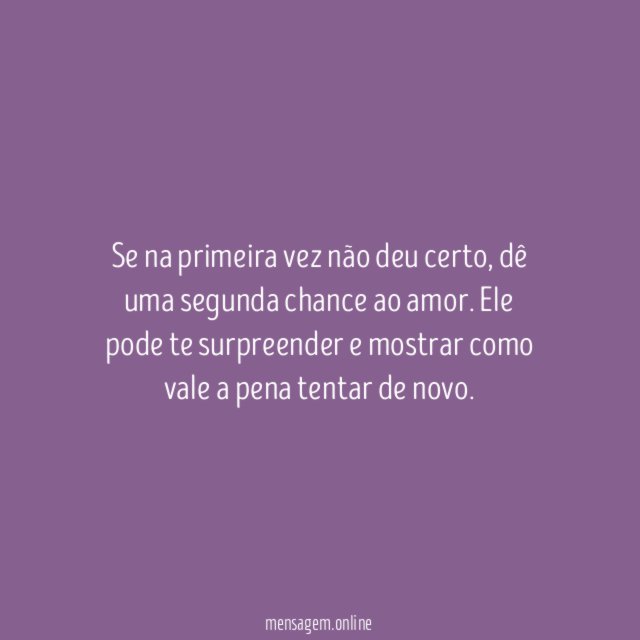 Segunda chance