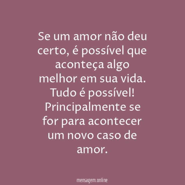 Tudo é possível