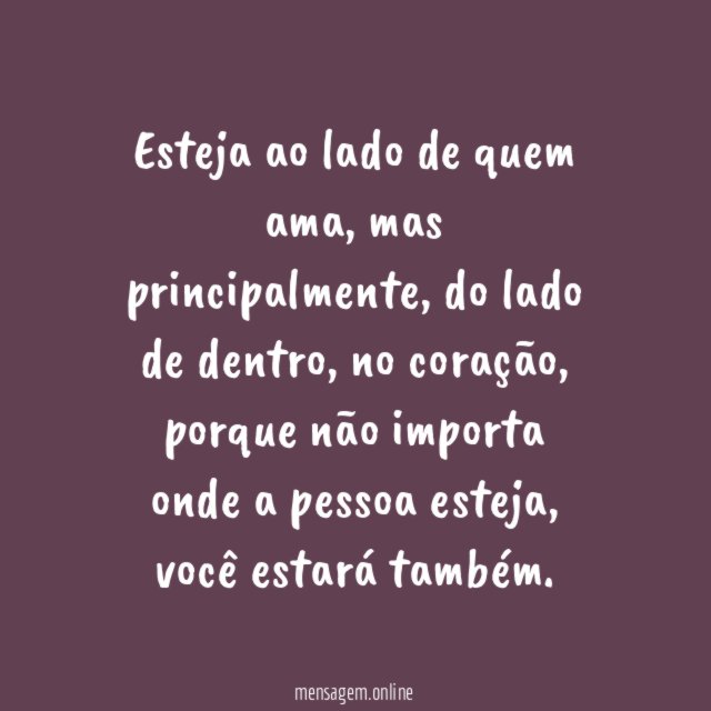 Do lado de dentro