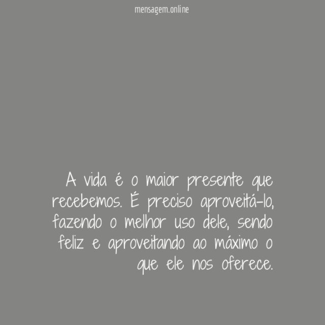 Viver bem é ser feliz