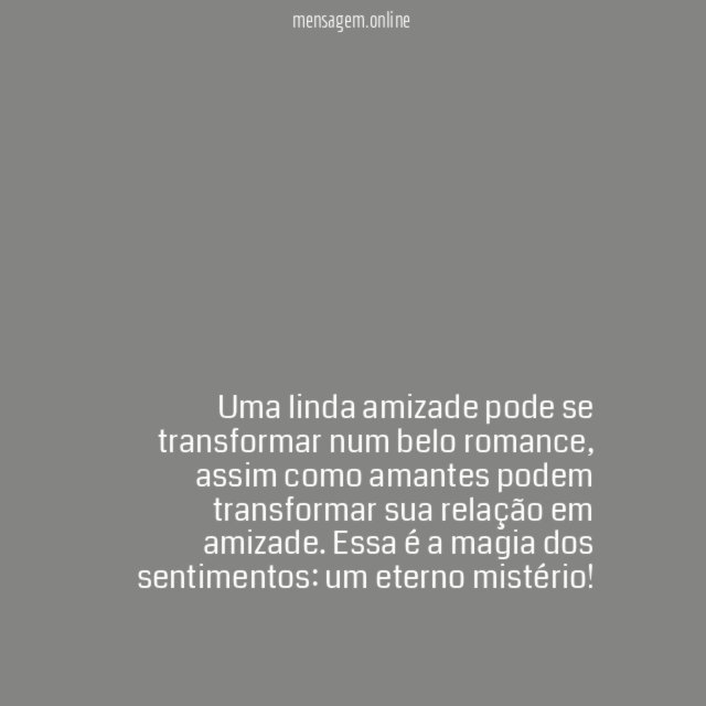 Amigos e amores