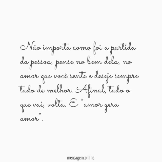 Desejando o bem