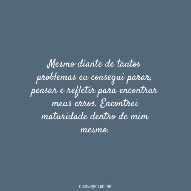 Maturidade