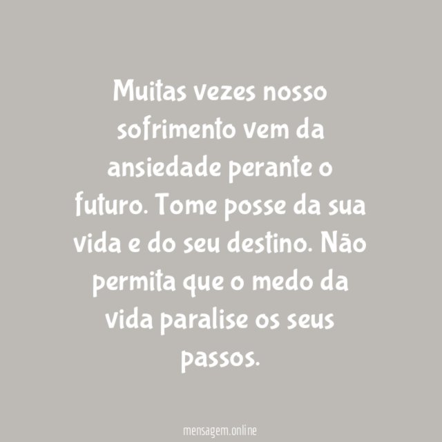 Fé no futuro