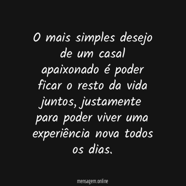 O resto da vida