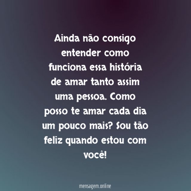 É muito amor