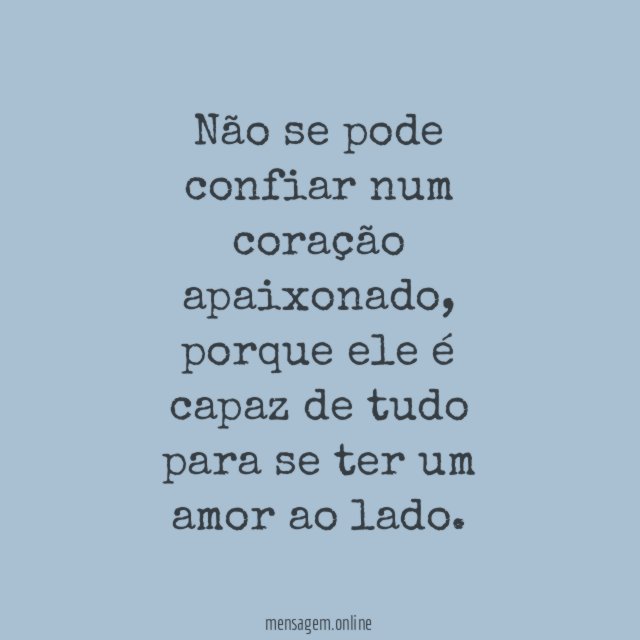 Coração apaixonado
