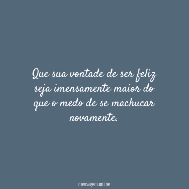 Permita-se ser feliz de novo