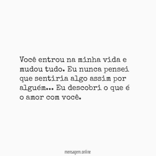 Mudanças