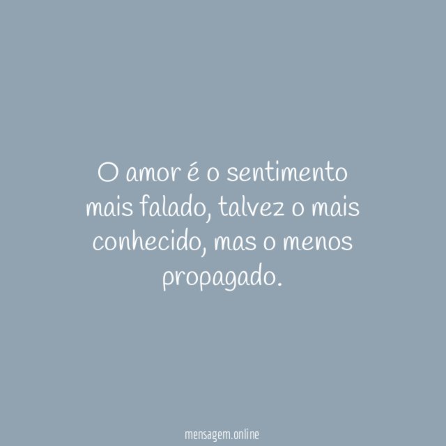 Propague o amor