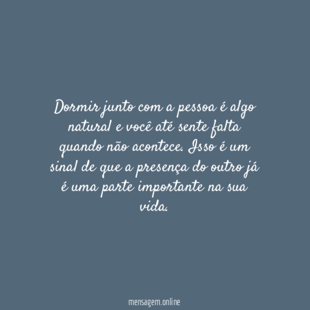 Dormir junto