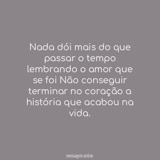 Fim de verdade