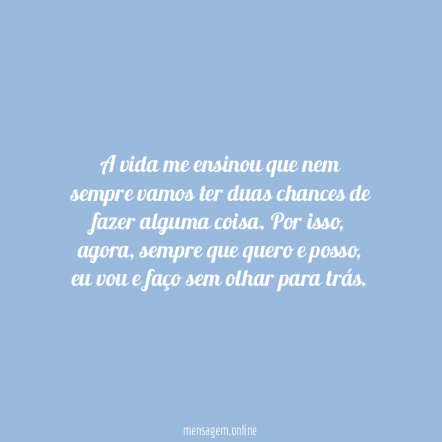 A vida ensina