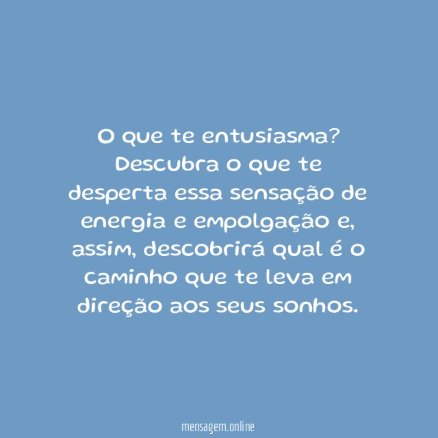 Entusiasmo
