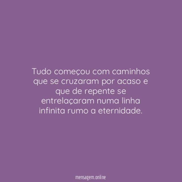 Caminhos entrelaçados