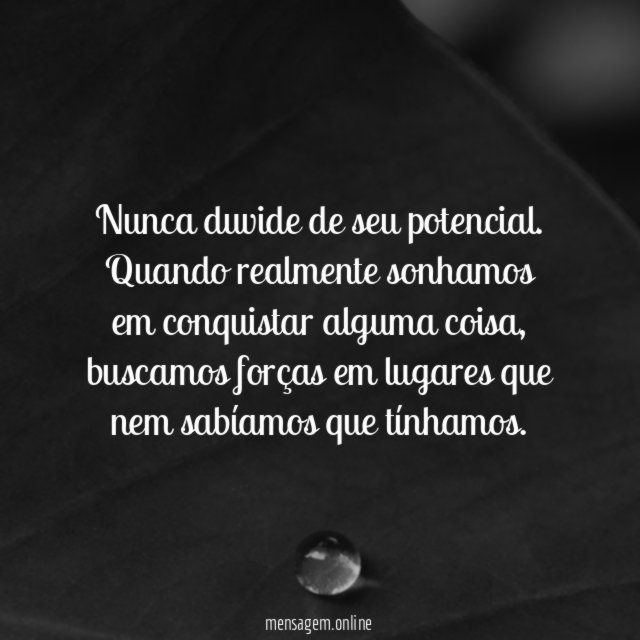 Seu potencial