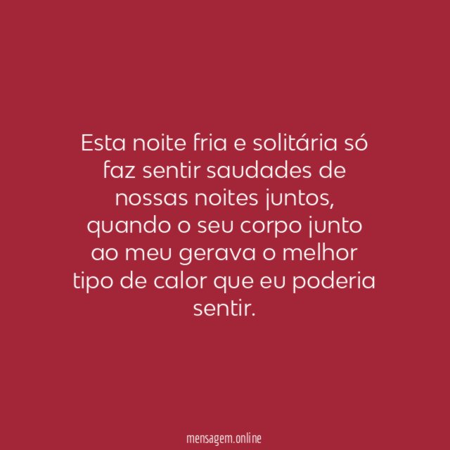 Nosso calor próprio