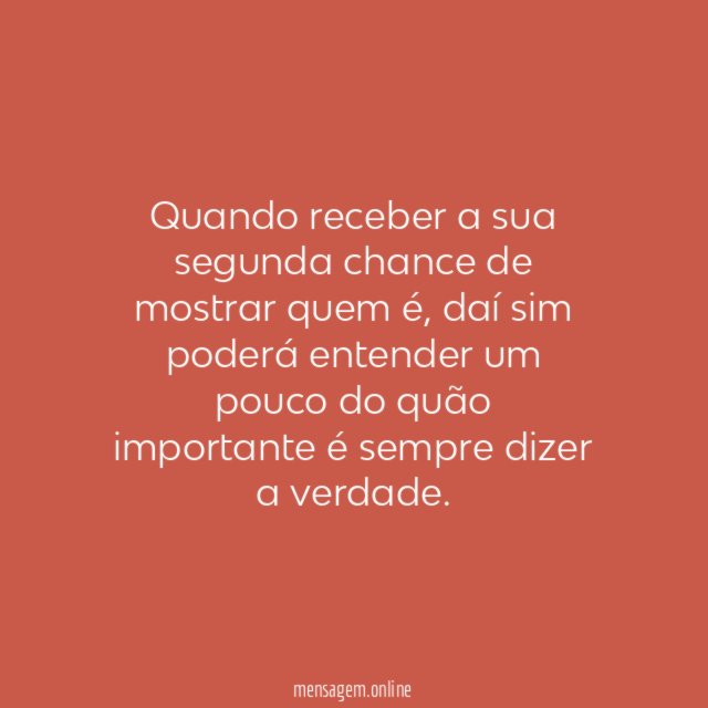 Verdade sempre