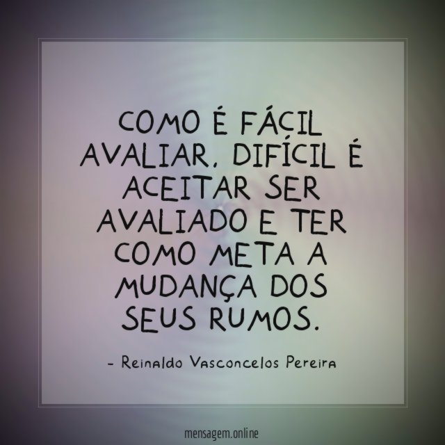 Como é fácil avaliar