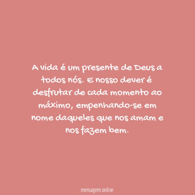 Desfrute de cada momento