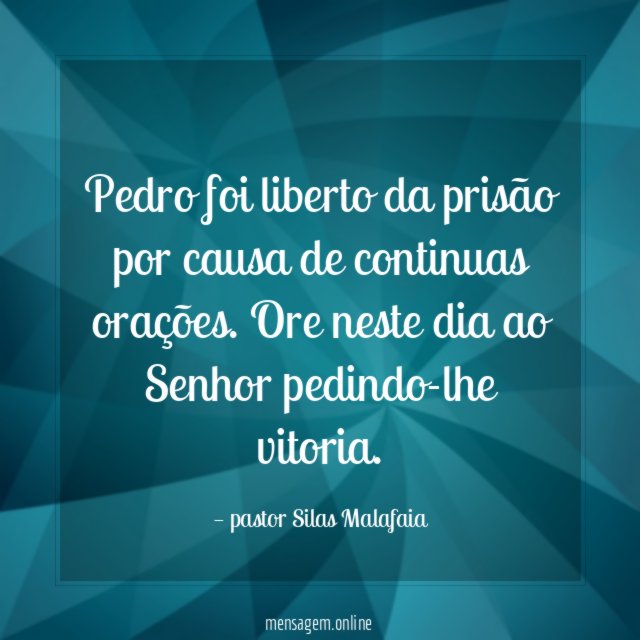 Pedro foi liberto da prisão por causa de continuas orações