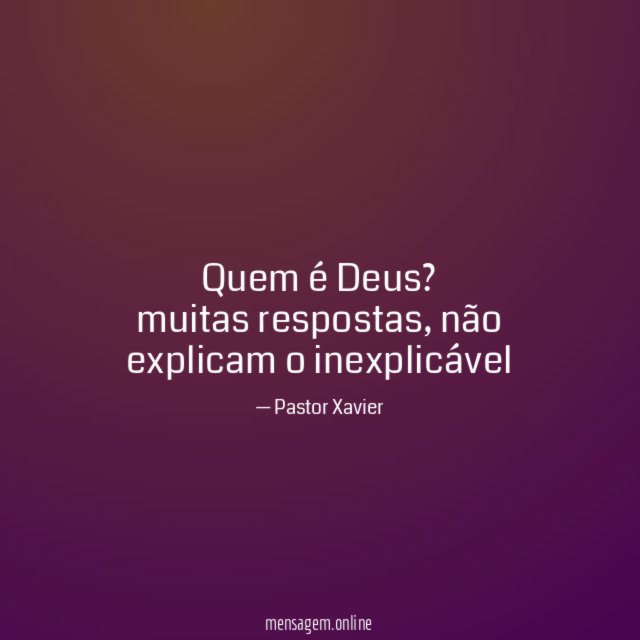 Quem é Deus