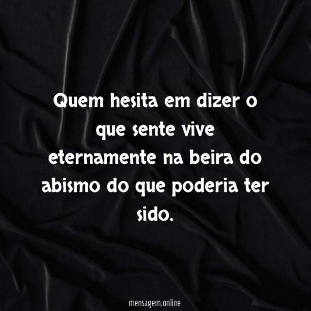 Palavras não ditas