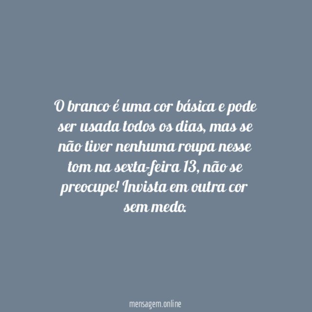 9.Vestir roupa branca