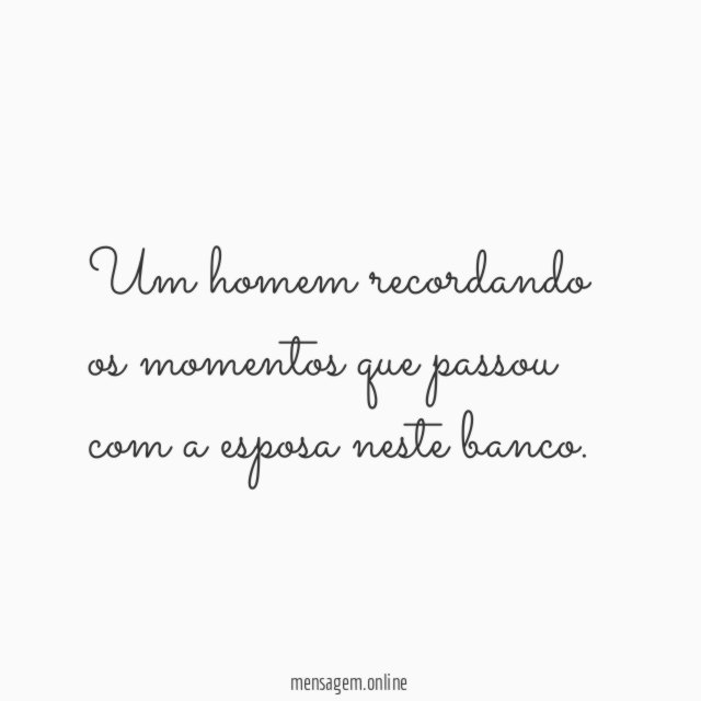 Relembrando os bons tempos