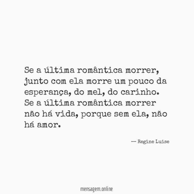 Sem ela, não há amor