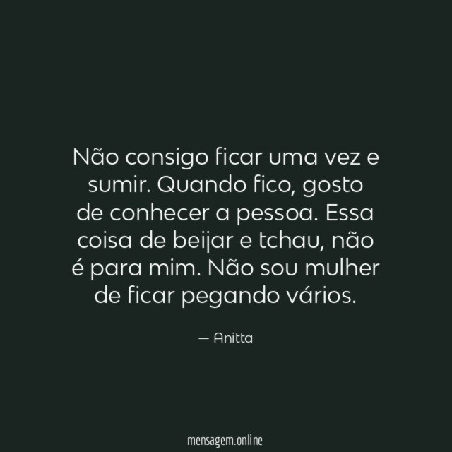 Não é para mim